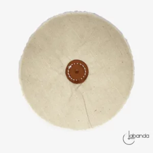 White Muslin Buff (150x13mm) 50 Folds